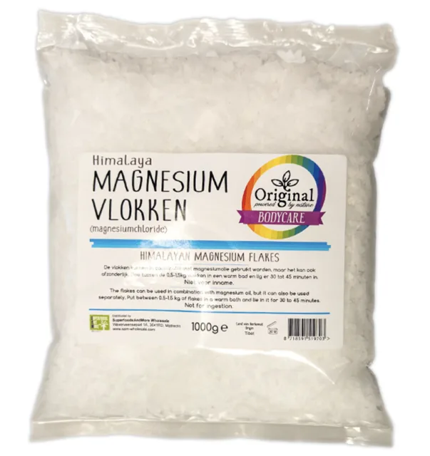 Himalaya Original Bodycare Magnesium Vlokken, hořčíkové vločky do koupele, 1 kg