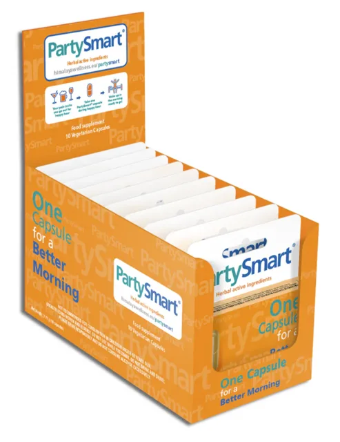 Himalaya Party Smart, komplex extraktů z bylin podporující normální činnost jater, 10 kapslí