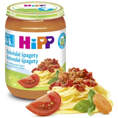 HiPP BABY BIO Boloňské špagety 190g