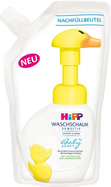 HiPP Babysanft Pěna na mytí Kachna Náhradní náplň 250 ml