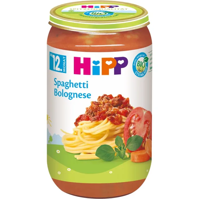 Hipp BIO boloňské špagety dětský příkrm 250 g