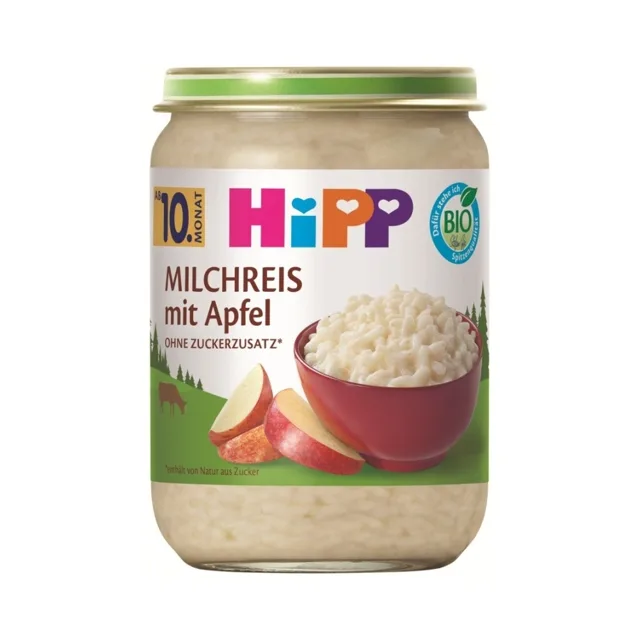 Hipp BIO Mléčná rýže s jablky 190 g
