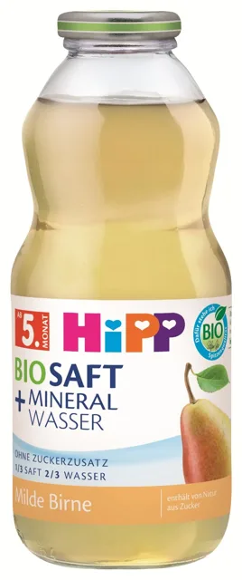 Hipp BIO Nápoj Hruška s neperlivou pramenitou vodou 500 ml