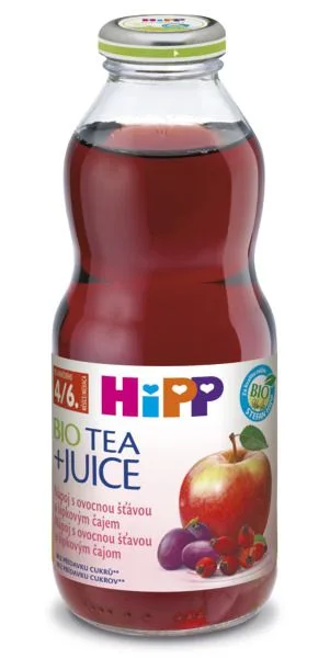 Hipp BIO Nápoj se šťávou z červených plodů a šípkovým čajem 500 ml