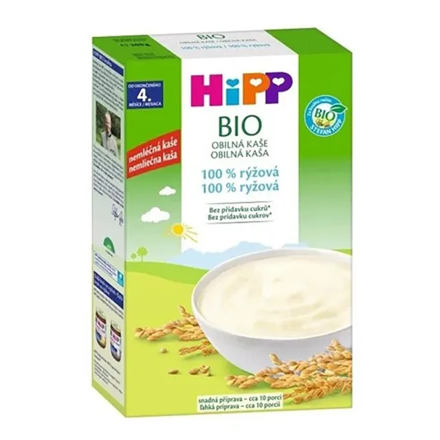 HIPP Kaše obilná 100% rýžová BIO 200 g