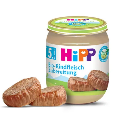 HiPP MASO BIO Hovězí maso 125g
