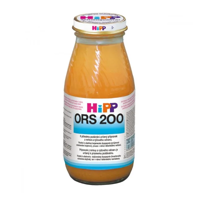 HIPP ORS mrkvový rýžový odvar proti průjmu 200 ml