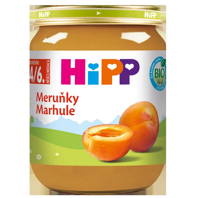 HiPP OVOCE BIO Meruňky 125g