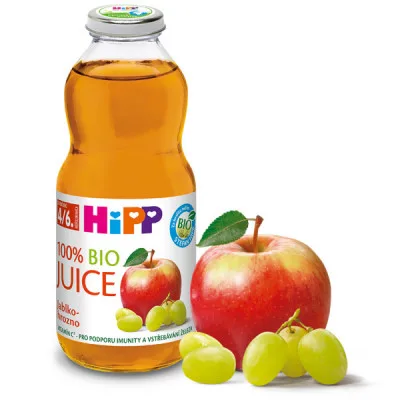 HiPP ŠŤÁVA BIO Jablečno-hroznová 500ml