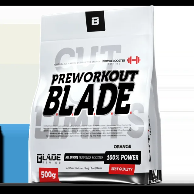 HiTec Nutrition BLADE Preworkout pump 500g - pomeranč