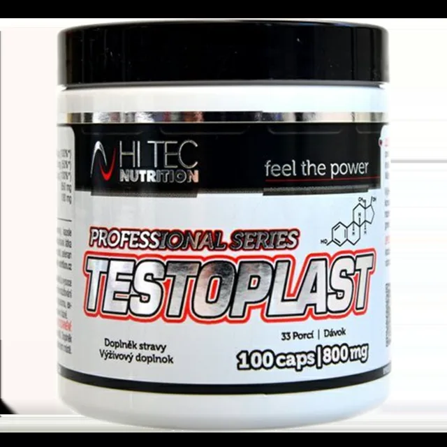 HiTec Nutrition Testoplast - 100 kapslí