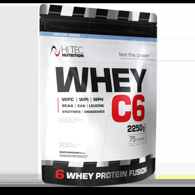 HiTec Nutrition Whey C-6 2,25kg - bílá čokoláda