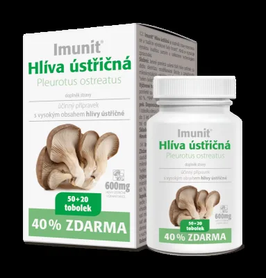Hlíva ústřičná Imunit 50 + 20 tob. Zdarma