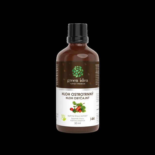 Hloh ostrotrnný – tinktura – kapky 50 ml – Green idea