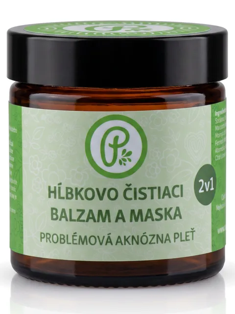 Hloubkově čistící balzám a maska ​​2v1 - Aknózní pleť 60 ml