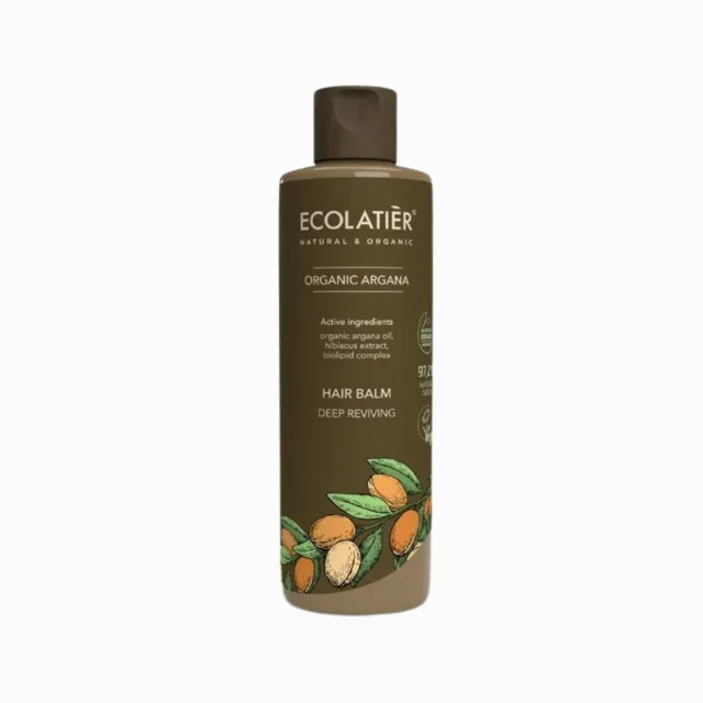 Hloubkově vyživující balzám na vlasy Organic Argana - 250 ml - Ecolatier