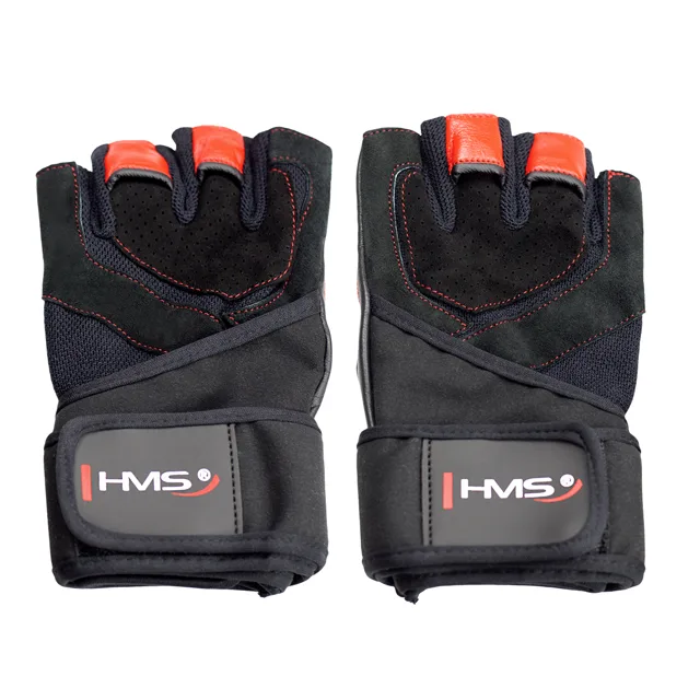 HMS FITNESS RUKAVICE ČERVENÉ RST01 Velikost: XXL