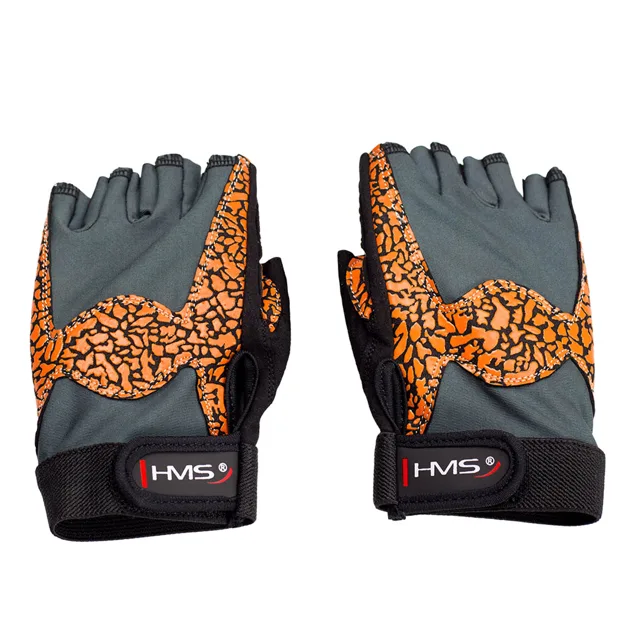 HMS FITNESS RUKAVICE ORANŽOVÉ RST03 Velikost: M