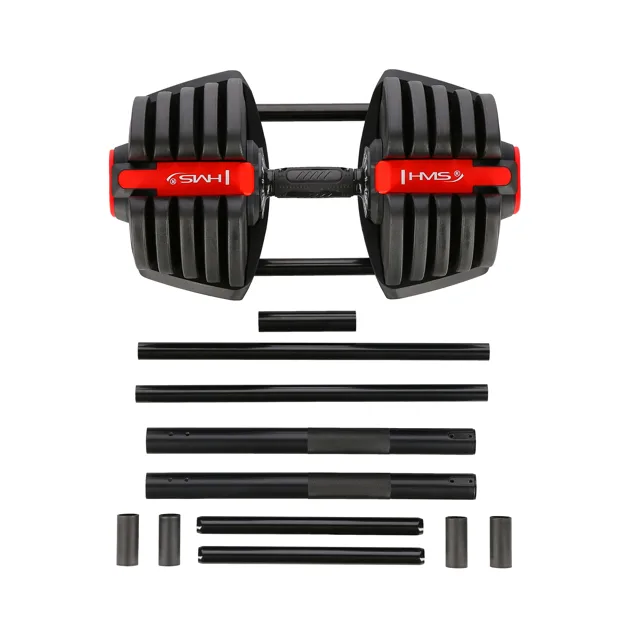 HMS Jednoruční / obouruční variabilní činka SGR40 PRO SET 2v1 40 kg