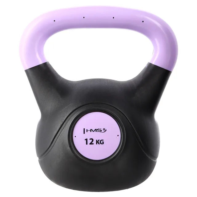 HMS Kompozitový kettlebell KPC12 Vin-Bell 12 kg sv. fialový