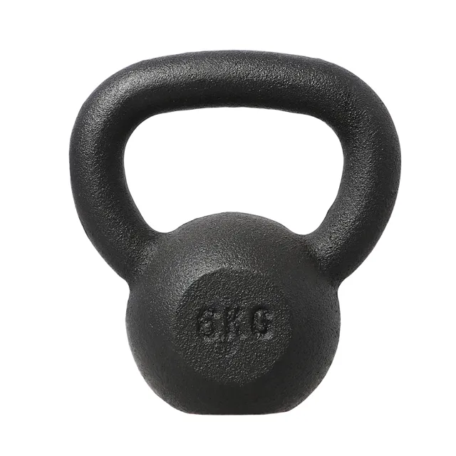 HMS Litinový kettlebell KZG06 6 kg, černý