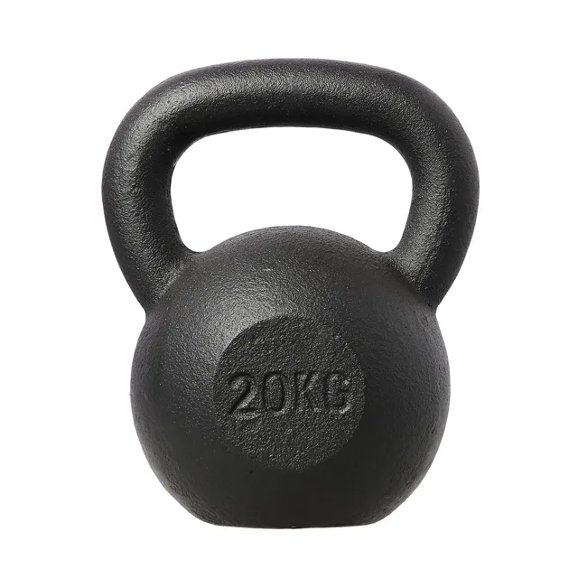 HMS Litinový kettlebell KZG20 20 kg, černý
