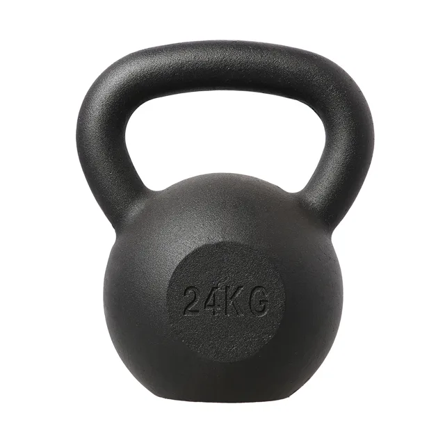 HMS Litinový kettlebell KZG24 24 kg, černý
