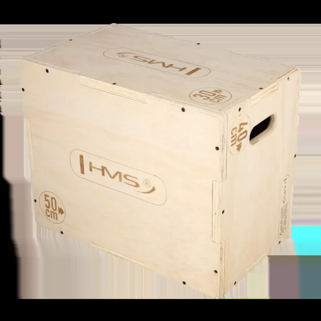 HMS PLYO BOX DSC04 - hnědý