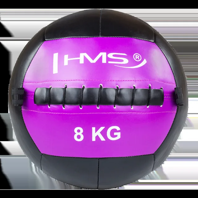 HMS Posilovací míč WLB fialový - 8kg