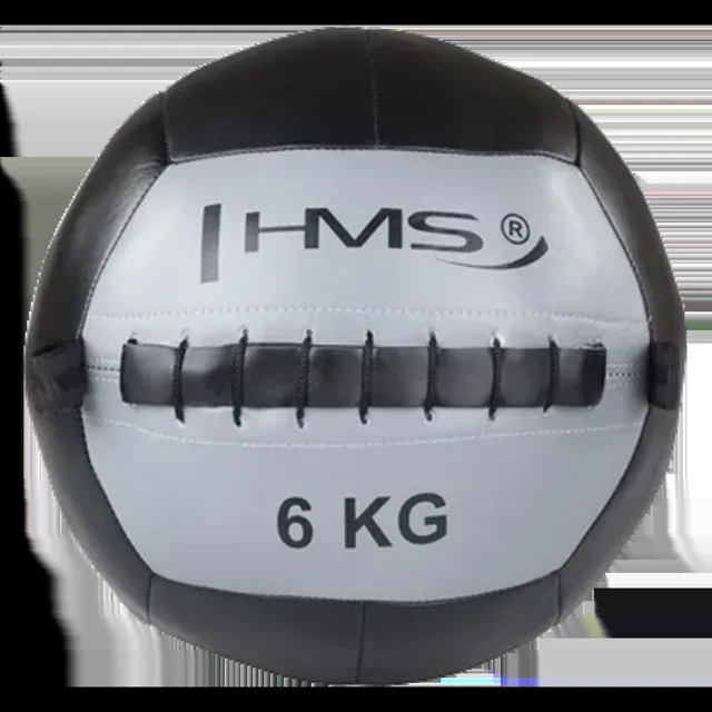 HMS Posilovací míč WLB šedý - 6kg