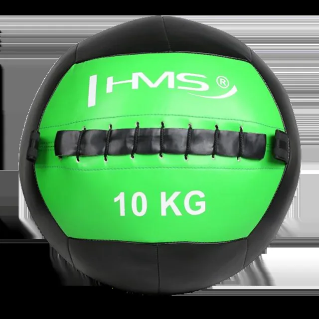 HMS Posilovací míč WLB zelený - 10kg