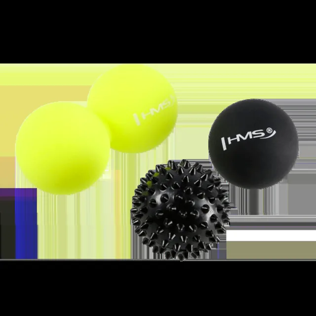 HMS Sada masážních míčků Lacrosse ball BLS01