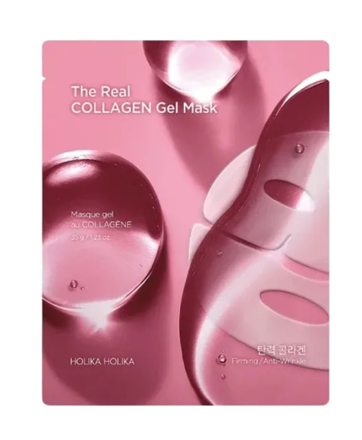 Holika Holika Noční regenerační hydrogelová maska s kolagenem The Real (Collagen Gel Mask) 35 g