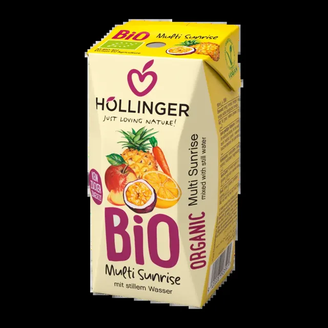 Höllinger BIO Multivitamín džus s vodou 200 ml