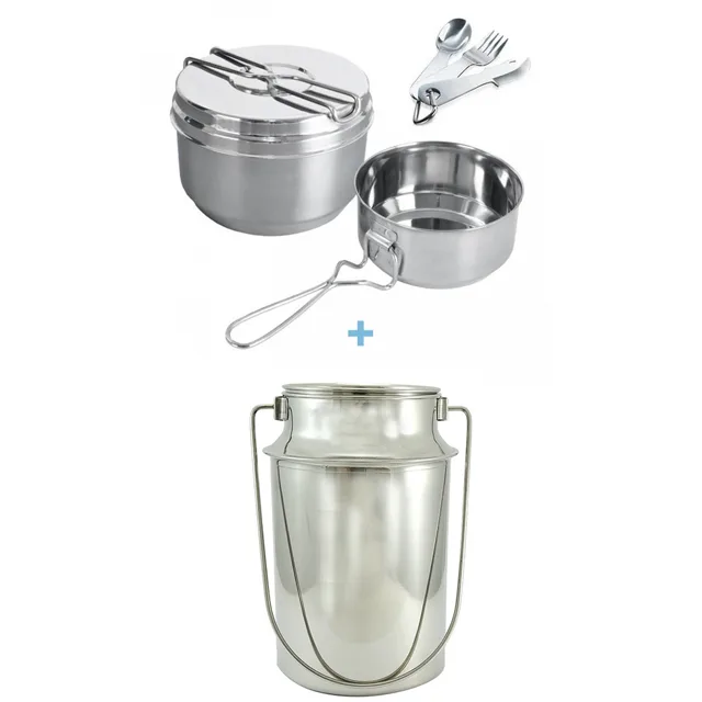 HOME ELEMENTS Ešus s příborem a bandaska, 3 l