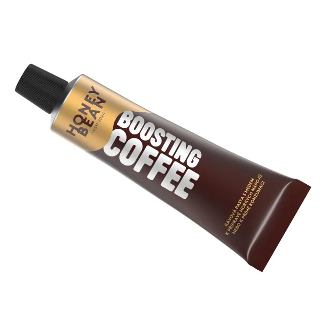 Honey Bean Boosting Coffee s akátovým medem v tubě, 75 g