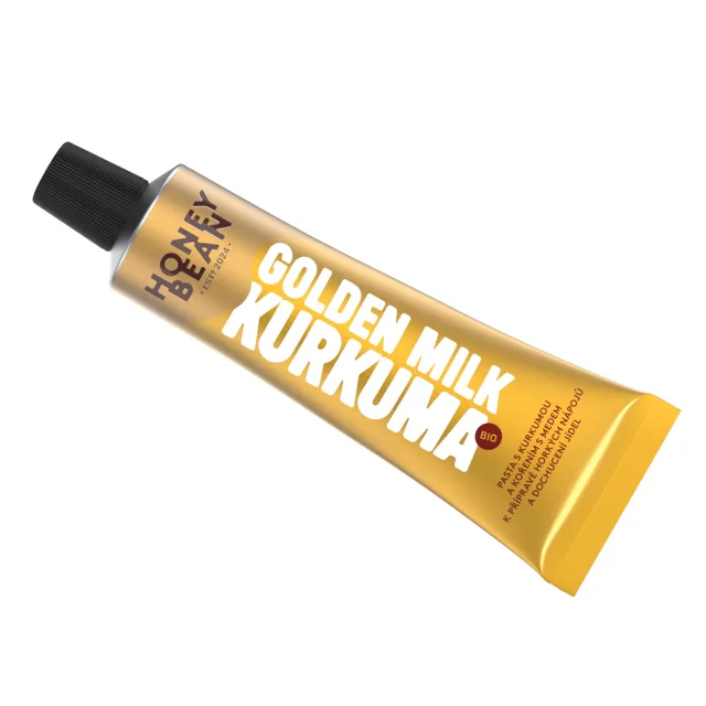 Honey Bean Golden Milk Kurkuma s akátovým medem v tubě, 90 g