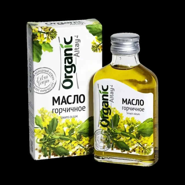 Hořčičný olej lisovaný za studena – 100 ml – Organic Altay (Specialist)