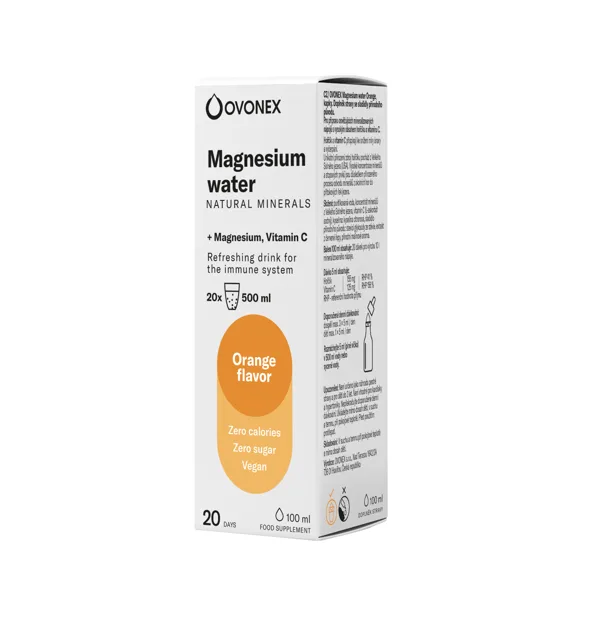 Hořčík s příchutí pomeranče - minerální kapky, 100 ml