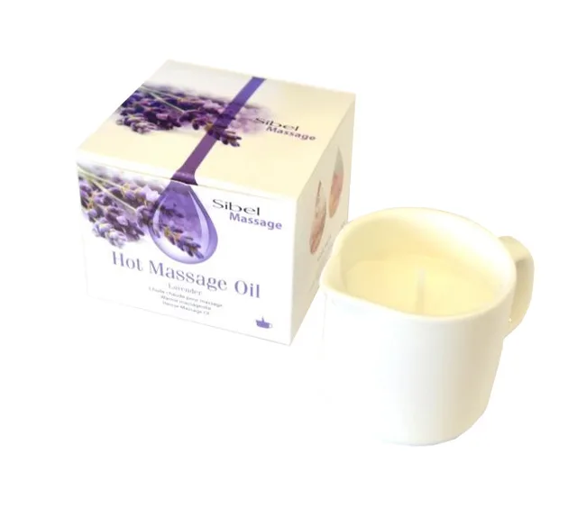 Horký masážní olej Sibel Massage - levandule 80 g (7410705) + dárek zdarma