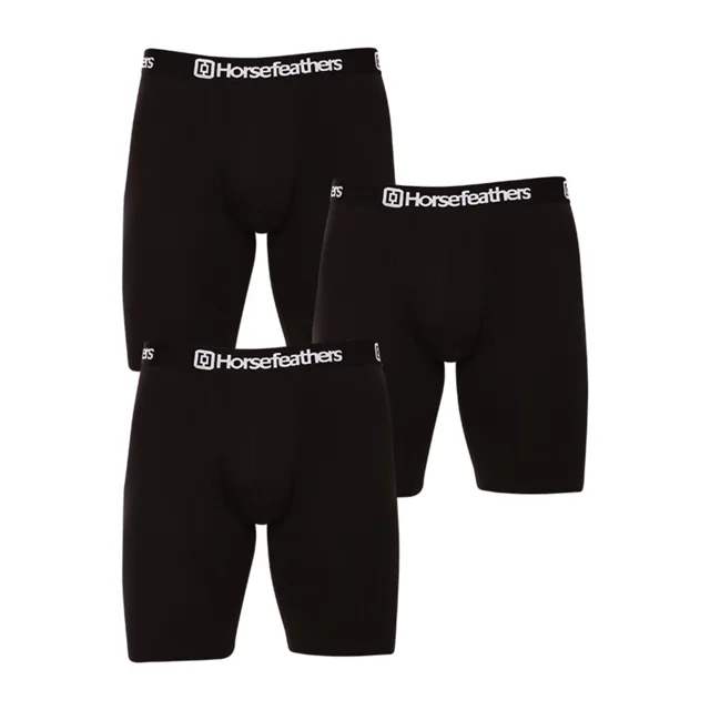 Horsefeathers 3PACK pánské boxerky Dynasty long (AM195A) S