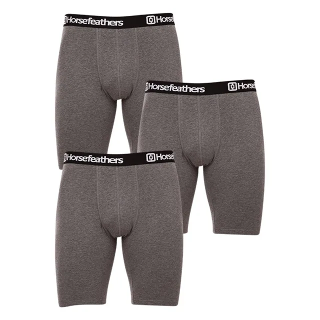 Horsefeathers 3PACK pánské boxerky Dynasty long (AM195B) XL