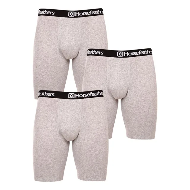 Horsefeathers 3PACK pánské boxerky Dynasty long (AM195C) XL