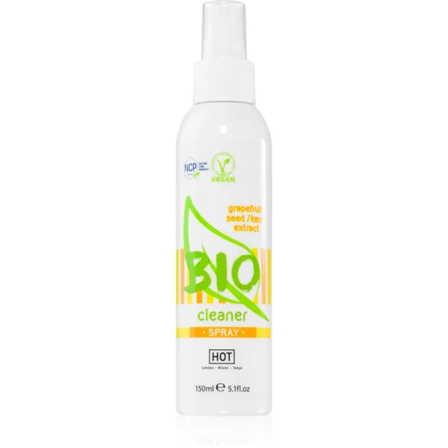HOT BIO Cleaner Spray čisticí prostředek na erotické pomůcky 150 ml