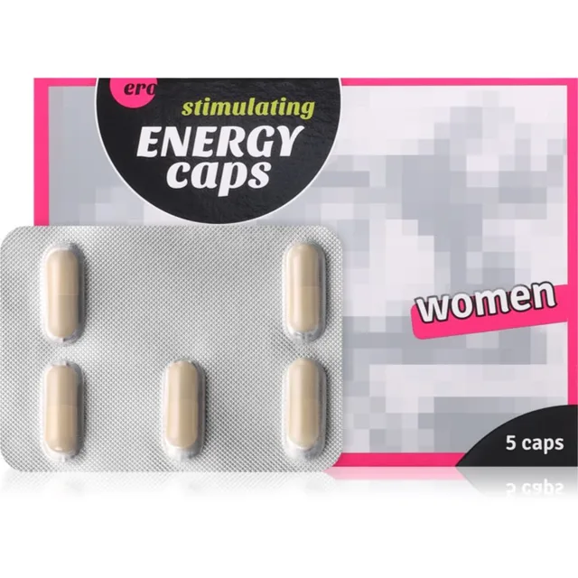 HOT ERO Stimulating Energy Caps kapsle pro ženy pro ženy 5 cps