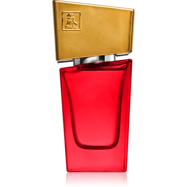 HOT Shiatsu Red parfém s feromony pro ženy 50 ml