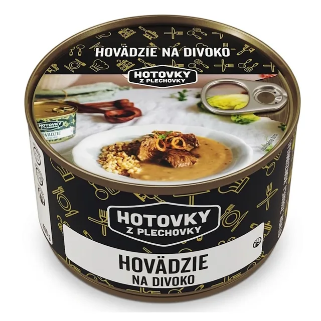 HOTOVKY Z PLECHOVKY Hovězí pečínka  3 porce