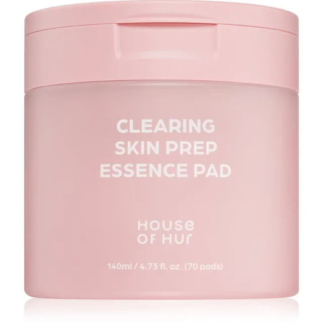House of Hur Clearing Skin Prep Essence Pad exfoliační čisticí polštářky s hydratačním účinkem 140 ml