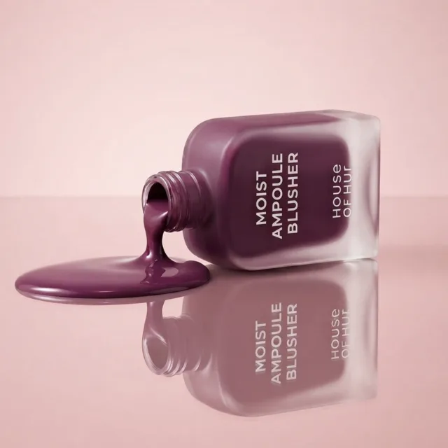 HOUSE OF HUR - Moist Ampoule Blusher Mini - Hydratační ampulová tvářenka 08 Berry Purple - 10 ml