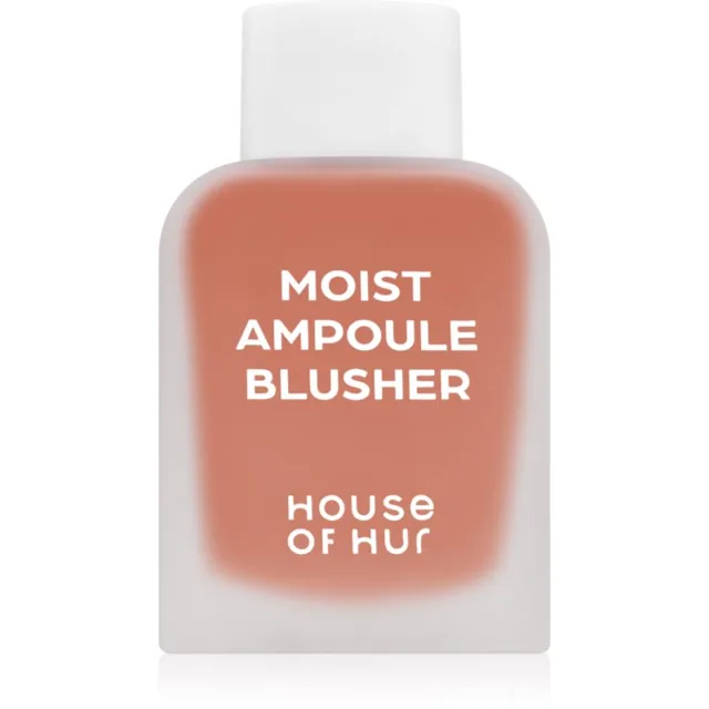 House of Hur Moist Ampoule Blusher tekutá tvářenka mini odstín 01 Nude Beige 10 ml